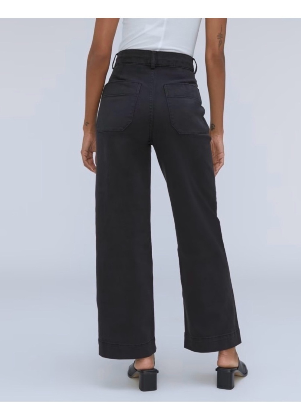 EVERLANE High-Rise Wide Leg Women’s Jeans - Black